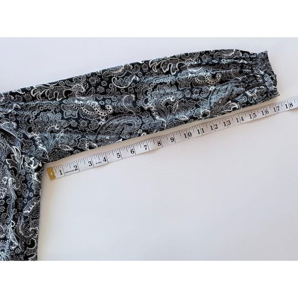 NEW The Kooples Women's Paisley Print Belted Mini Dress in Black Size 1 (US4) - Picture 16 of 16